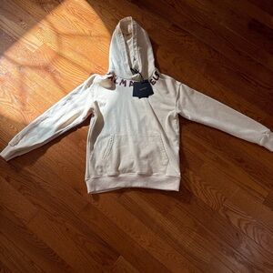Palm Angels Cream Hoodie